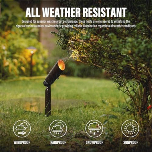 Malibu C Low Voltage Floodlight Outdoor Landscape Lighting 176 Lumen 20W Halogen Warm White Skyline 12V Spotlight For Garden Yard Driveway Light 8308-9603-01