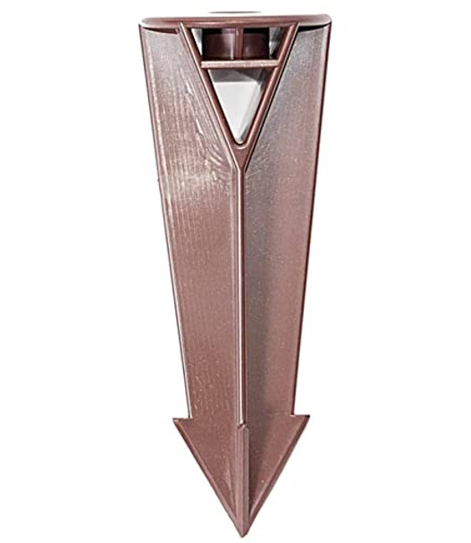 Mik Solutions Plastic Ground Replacement Landscape Light Stake Heavy Duty Direct Burial Light Ground Stakes For Low Voltage Landscape Lights Outdoor Landscape Lighting Ground Spike (4 Pack)