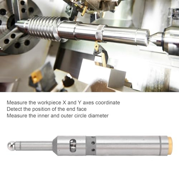 Miskall Non Magnetic Edge Finder Electronic Beep Edge Finder Non Magnetic Photoelectric Center Rod For Coordinate Measurement Protractors