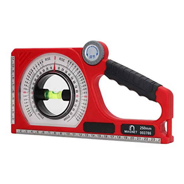 Naroote Angle Finder Tool Inclinometer Clear Scale Easy Adjusting Angle Angle Locator Roof Pitch Tool Magnetic Angle Finder For Slope