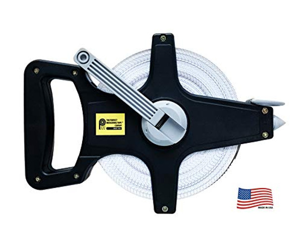 Perfect Measuring Tape The Perfect Measuring Tape Company - The Army Combat Fitness Test'S Official Surveyor'S Tape Measure - Locking And Rewinding - American Made - 100' (Feet) / 30M (Meter) Model Pmt3