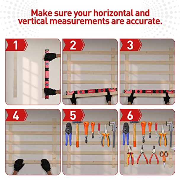 Saker Multi-Function Foldable Level-Saker Contour Gauge (5 Inch Lock) Profile Tool
