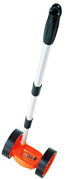 Swanson Tool Co. Inc Swrt3940 Folding Portable Measuring Wheel With 4 Inch Wheel Extendable Handle Measures Up To 9999 Feet