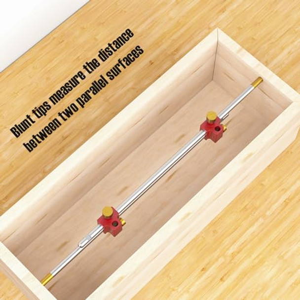 Toolcool Versatile Modular Bar Gauge System Woodworking Tool Set For Inside Outside Measurements Transferring Measurement Drawing Large Arc