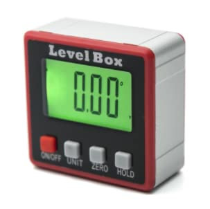 Unbrands Digital Angle Gauge Level Box Protractorsaw Accessories With Magnetic Base Calculating For Automobile/Building/Masonry/Carpentry Digital Display Goniometer Inclinometer Electronic Goniometer