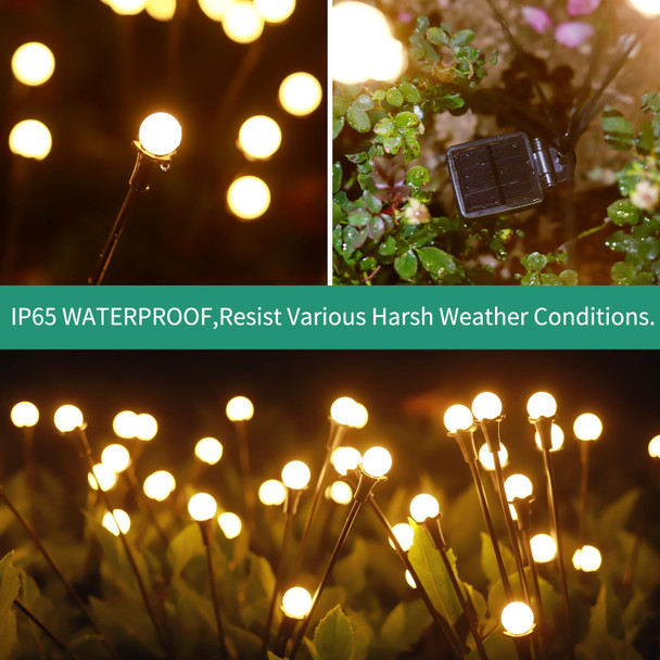 Vignuto Solar Lights Outdoor Waterproof6 Packs 48Led Garden Decor Patio Decor Firefly Lights Solar Outdoor Unique S For Women
