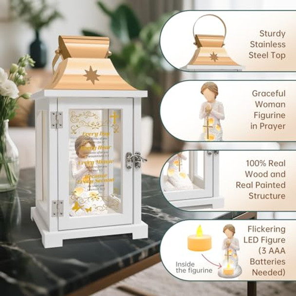 Wovla Christian S For Women Faith Inspirational  Prayer Of Peace Figurine Lantern Religious S For Female Men Spiritual