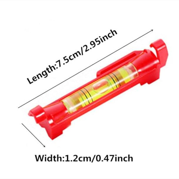 Woyisepg 6X Hanging Bubble Line Level Small Horizontal String Bubble Spirit Levels Measuring Layout Tools