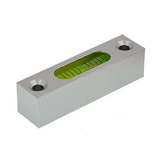 Xmlei Metal High Precision Level Instrument Small Strip Type Leveling Square Horizontal Bubble Glass Bubble (58X15Mm) (K1558264)