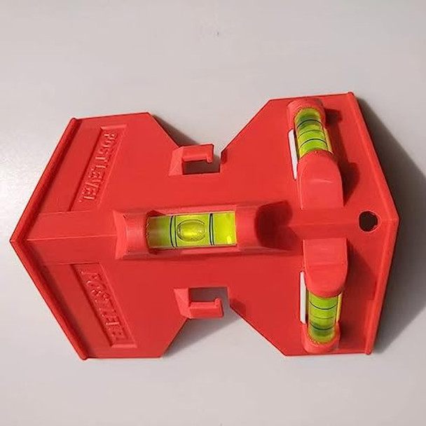 Yotom 2 Pcs Magnetic Post Level For Pipe Post And Beams Leveling (D Version)