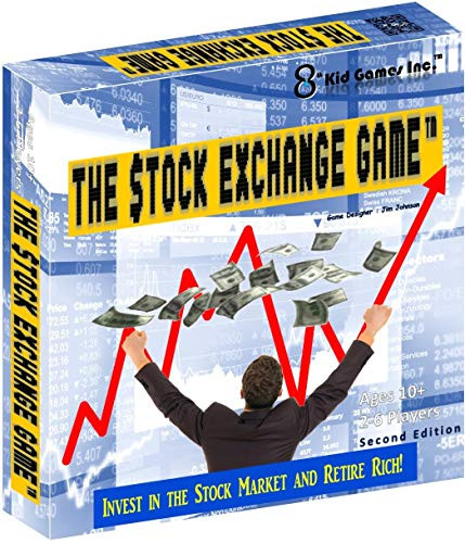 8th Kid Games Stock Exchange Game – Real Stock Market action made easy and fun Educational-Competitive-FUN. No tracking or heavy math. Learn financial money & investment skills.(10+) Families-Kids-Teens-Adults