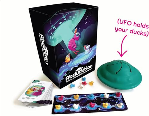 Abducktion - A weirdly Strategic Duck Kidnapping Game 15-Minutes of Light Strategy of Ducks a UFO and Mind-Bending Shape-Finding Logic