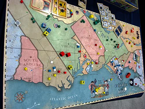Academy Games Academy Games 1775 Rebellion The American Revolution Board Game 2 to 4 Players 60 to 120 Minutes