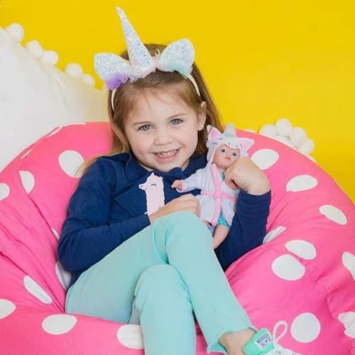Adora Bath Time Baby Tots Collection 8.5" Baby Doll and Clothes Set Made with Fresh Powder Scent Machine Washable and Exclusive QuickDri Vinyl Body Birthday for Ages 1+ - Unicorn