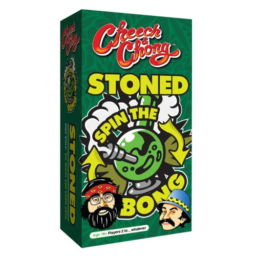 Adult Party Game Night Cheech & Chong Spin the Bong Game Play With Stoners Follow Card & Bong Commands Grass Munchies & Music for Blissful Playtime & Relaxation 18+
