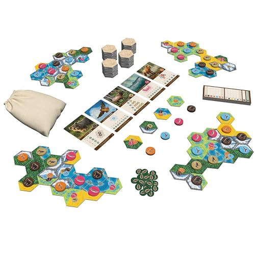 AEG & Flatout Games Cascadia - Award-Winning Board Game Set in the Pacific Northwest Easy to Learn Quick to Play Ages 10+