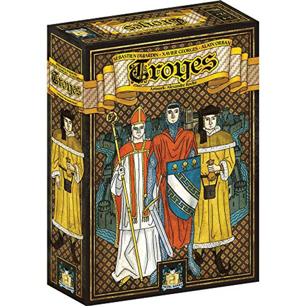 Asmodee Pearl Games Troyes Board Game - Experience The Richness of Medieval France in This Acclaimed Strategy Game Family Game for Kids and Adults Ages 14+ 2-4 Players 90 Minute Playtime Made