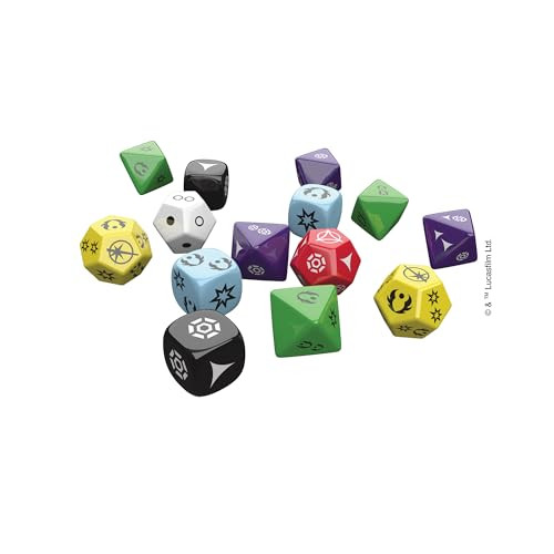 Asmodee Star Wars Roleplaying Dice - Enhance Your Gameplay and Advance The Star Wars Narrative Official Accessory for The Star Wars Roleplaying Game Made by EDGE Studio