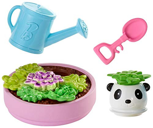Barbie Accessory Pack 4 Pieces with Planter and Succulent Accessories
