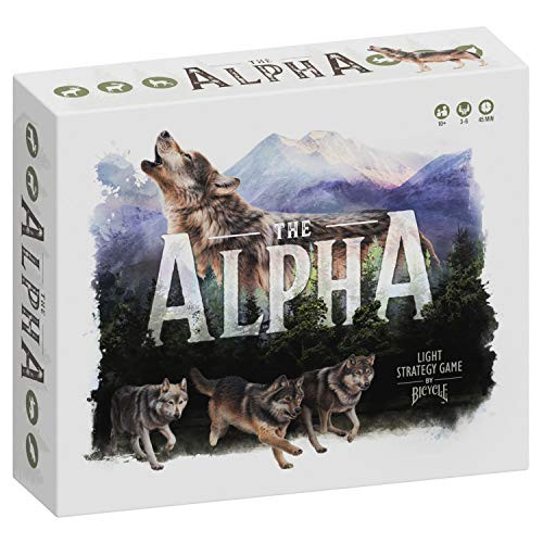 Bicycle The Alpha - A Light Strategy Game for Adults and Family Ages 10 and UpGrey