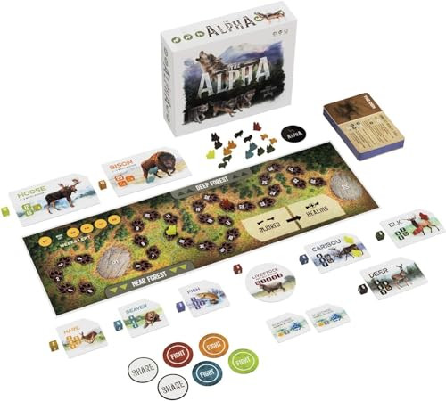 Bicycle The Alpha - A Light Strategy Game for Adults and Family Ages 10 and UpGrey