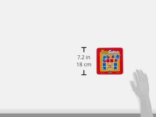 Blue Orange Pixy Cubes Matching Pattern Design Game Speed or Memory Rules Cubes in Tin Box Games 1 to 4 Players Ages 6+