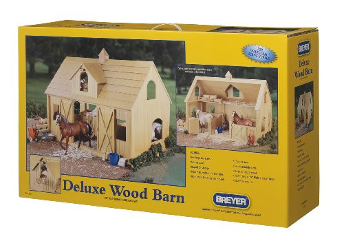 Breyer Traditional Deluxe Wood Horse Barn with Cupola Toy Model 30.5"L x 21"H