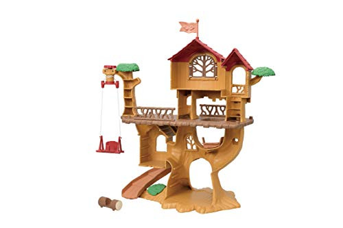 Calico Critters Adventure Treehouse Set Collectible Dollhouse Figure and Accessories