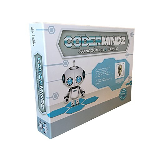 CoderMindz Game for AI Learners NBC Featured: First Ever Board Game for Boys and Girls Age 6+. Teaches Artificial Intelligence and Computer Programming Through Fun Robot and Neural Adventure