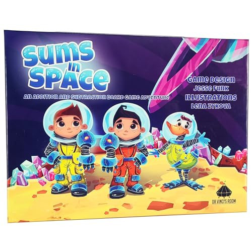 da Vinci's Room Sums in Space - Addition and Subtraction Games - Kindergarten and First Grade Educational Math Games for Kids 5-7
