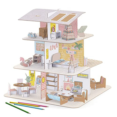 DJECO DIY Cap Dolls House