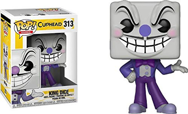 Funko Pop Games: Cuphead S1- King Dice (Styles May Vary) Collectible Figure