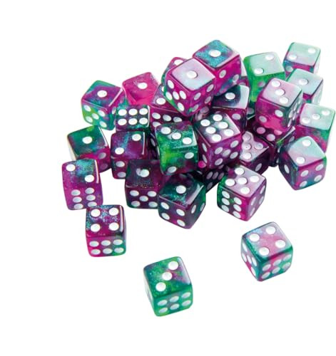Gamegenic Galaxy Series - Aurora - D6 Dice Set 12 mm (36 pcs)