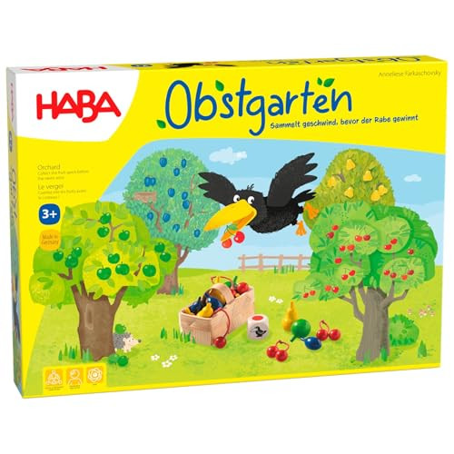HABA Orchard Game - A Classic Cooperative Introduction to Board Games for Ages 3 and Up (Made in Germany)