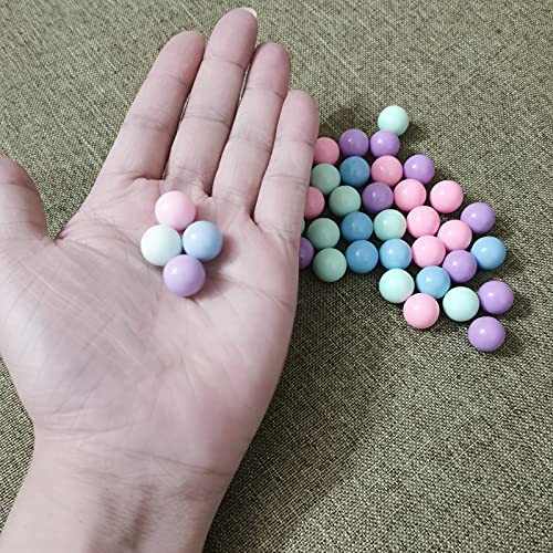 Hotusi 80Pcs Game Replacement Marbles Balls Compatible with Hungry Hungry Hippos(4 Colors)