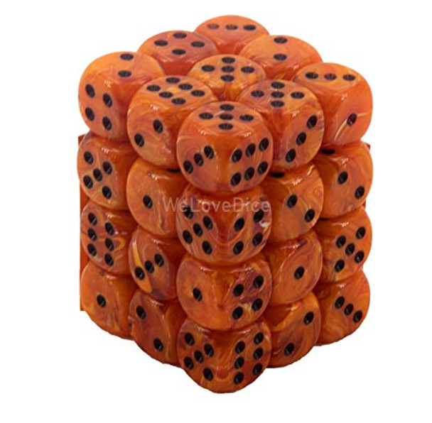 Koplow Games Set of 10 8mm Six-Sided D6 Small Square-Edge Dice - Assortment of Five Colors