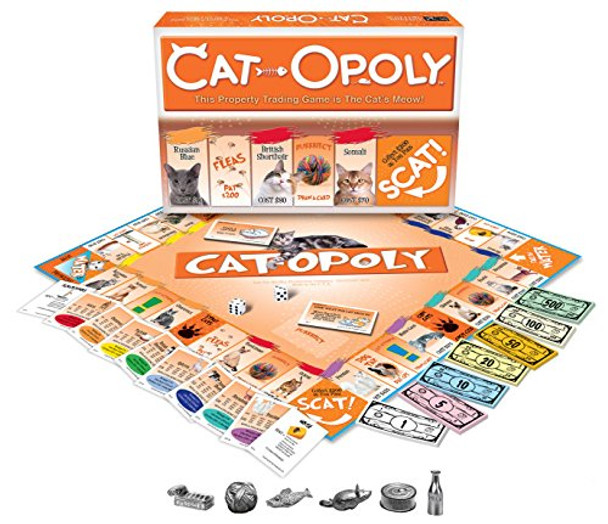 Late for the Sky Late for the Sky CAT-opoly Board Game White Large