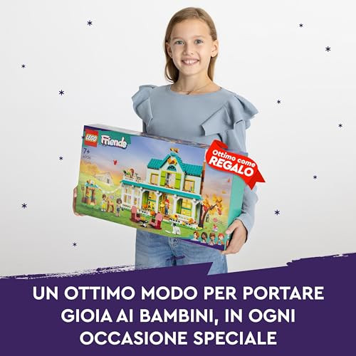 LEGO Friends Autumn's House 41730 Dolls House Playset with Accessories Toy Horse & Mia Mini-Doll Toys for Girls and Boys 7 Plus Years Old Birthday Idea