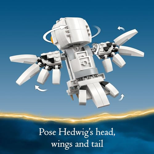 LEGO Harry Potter Hedwig at 4 Privet Drive Buildable Fantasy Toy with a Harry Potter Owl Figure Harry Potter Toy for Independent Play Harry Potter Idea for Girls Boys and Kids Ages 7+ 76425