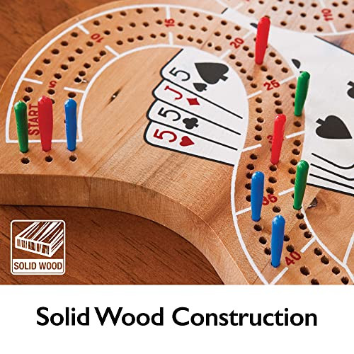Mainstreet Classics by GLD Products Mainstreet Classics Wooden "29" Cribbage Board Game Set
