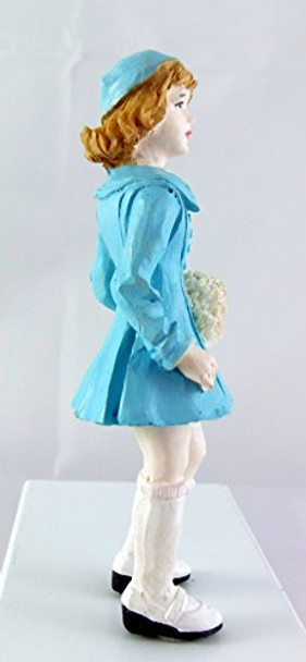 Melody Jane Dolls Houses Dollhouse Miniature 1:12 Scale Abby Girl with Coat #T8244