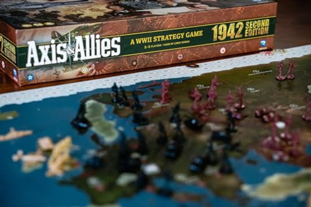 Renegade Game Studios Renegade Game Studios Axis & Allies: 1942 Second Edition - WWII War Miniatures Strategy Board Game Renegade Ages 12+ 2-5 Players 3-4 Hrs