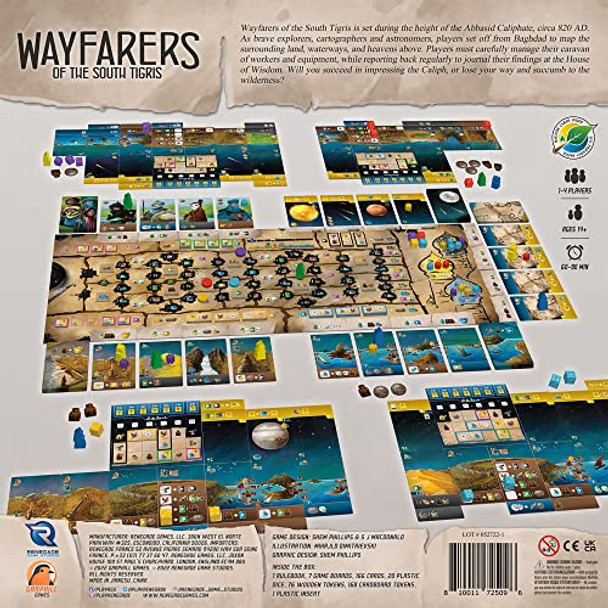 Renegade Game Studios Renegade Games Wayfarers of The South Tigris - Dice Placement Strategy Board Game A Garphill Games Release Ages 14+ 1-4 Players 60-90 Min