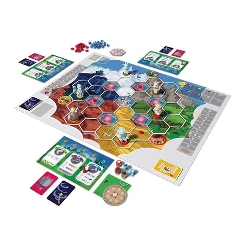 Stonemaier Games: My Little Scythe A Competitive Family Game Where You Embark on Adventure with Your Animal Friends 1-6 Players 60 Mins