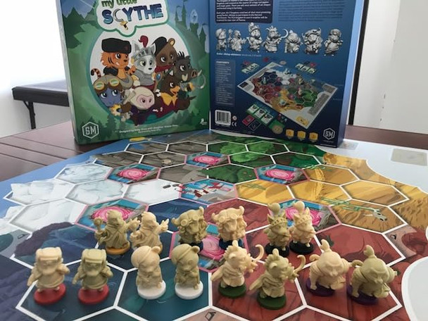 Stonemaier Games: My Little Scythe A Competitive Family Game Where You Embark on Adventure with Your Animal Friends 1-6 Players 60 Mins