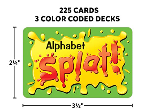 Teacher Created Resources Alphabet Splat Game 6 5/8" x 3 5/8" x 1 1/4"