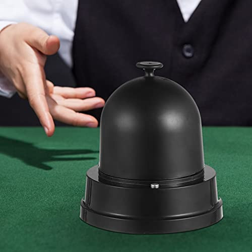 Toddmomy 1pcs Lucky Automatic Dice Cup Electrical Shaking Dice Roller Cup Set with 5 Dices for KTV Pub Bar Party Gam No Battery