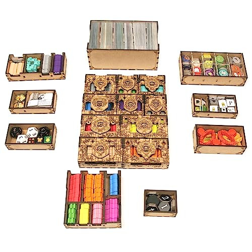 Towerrex Organizer for Root Board Game and Underworld Riverfolk Marauder Clockwork Expansions Storage Insert Accessories