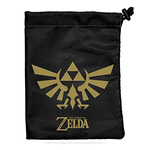 Ultra Pro Legend of Zelda: Black & Gold Treasure Nest Dice Bag