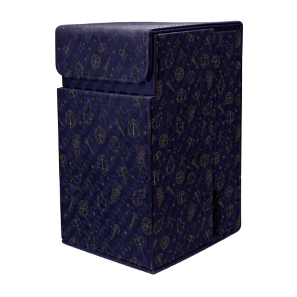 Ultra Pro - Critical Role Bells Hells Dice Tower The Ultimate Gamers Companion Holds 40+ Standard Size RPG Dice Store & Roll Dice all In One Tower Equipped with Soft Suede & Leatherette